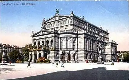 Frankfurt v.1918 Opernhaus.(16123)