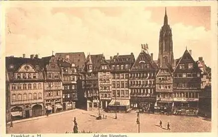 Frankfurt v.1915 Auf dem Römerberg (16126)