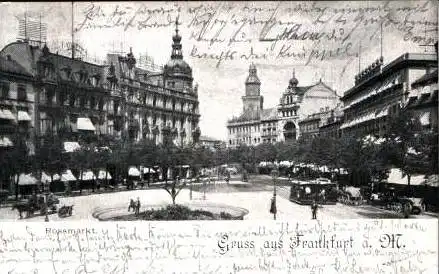 G. a. Frankfurt v.1899 .Rossmarkt (16127)