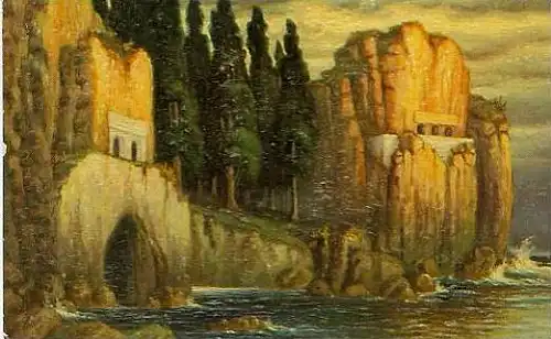 Toteninsel v.1918 Degi Gemälde (17647)