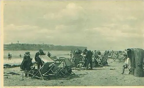 Helgoland v.1920 Badestrand a. d. Düne (19199)