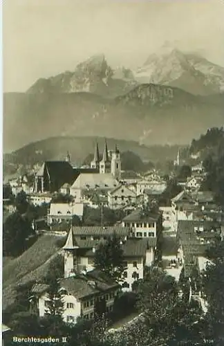 Berchtesgaden.v 1924 Teil-Stadt-Ansicht (19405)