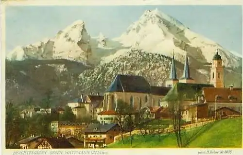 Berchtesgaden.v 1941 Teil-Stadt-Ansicht (19407)