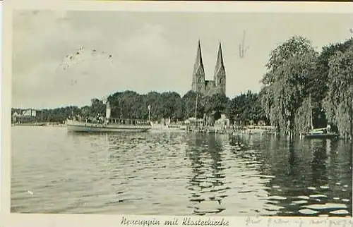 Neuruppin v.1943 See mit Klosterkirche (19650)