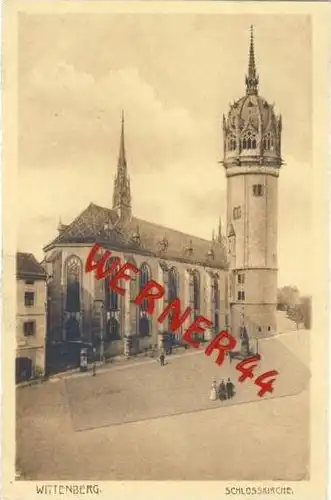 Wittenberg v.1927 Schlosskirche (19723)
