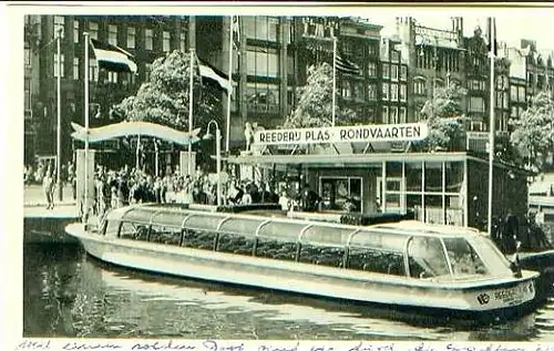 Amsterdam v.1953 Schiff-Rundfahrt .(20070)