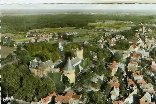 Bad Bentheim v.1960 Luftaufnahme (20177)