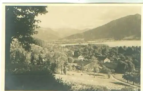 Tegernsee von 1925 Teil-Stadt-Ansicht (20549)