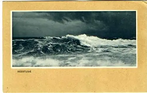 Helgoland von 1910 Seestudie (20589)