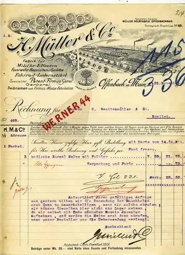 Offenbach v.1912 H.Müller Militär-Effecten (34991)