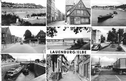 Lauenburg von 1961 9 Ansichten (22456)