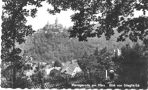 Wernigerode v. 1967 Blick vom Stieglitz Eck (23217)