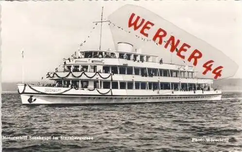 Starnbergersee v. 1955 Motorschiff Seeshaupt (23625)