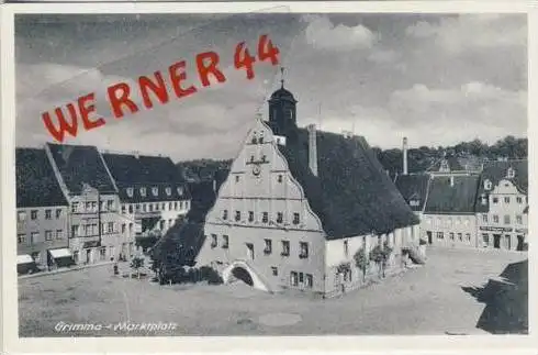 Grimma v. 1946 Marktplatz (23646)
