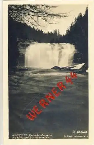 Riesengebirge v. 1938  Mummelfall  (23757)