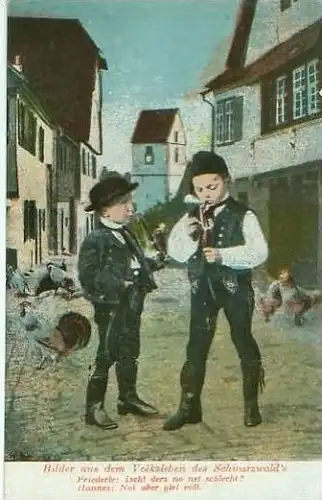 Schwarzwald v. 1909 Bilder aus dem Volksleben...Ist dir noch nicht schlecht !!  (23963)