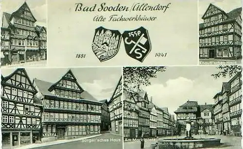 Bad Soden v. 1962  4 Ansichten  (24366)