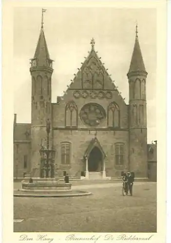DenHaag v. 1918   Binnenhof De Ridderzaal  (24656)