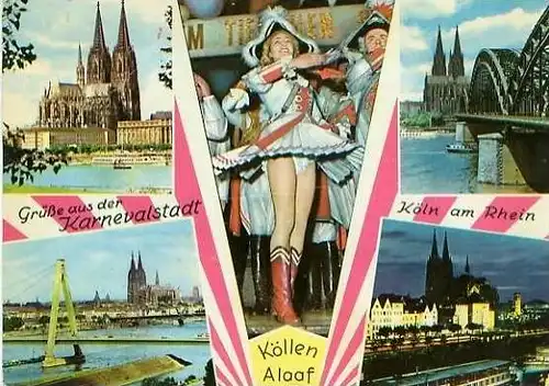 Köln v. 1963  Grüsse vom Karneval -- Köllen Alaaf  (24739)