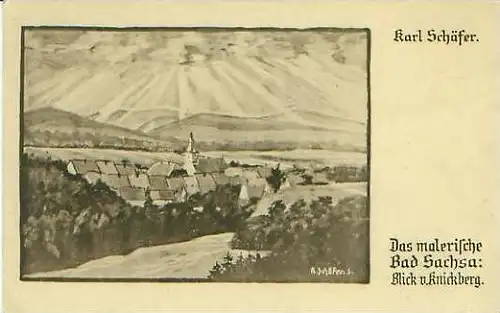 Bad Sachsa v. 1944 Blick vom Knickberg   (25056)