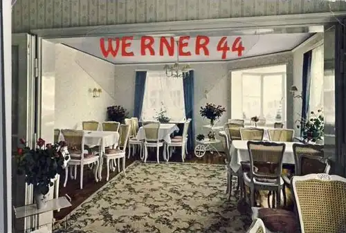 Freudenstadt v, 1968  Cafe Baur - Pension zum Güldnen Barben  (25103)