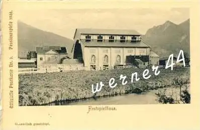 Oberammergau v. 1900  Festspielhaus  (25779)