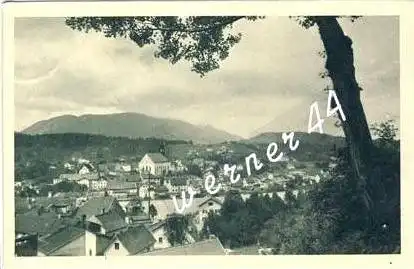 Bad Tölz v. 1921 Teil-Stadt-Ansicht --  links der Isar  (25781)