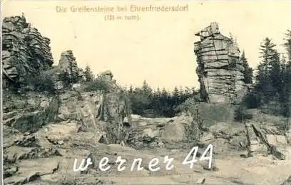 Ehrenfriedersdorf v. 1910  Die Greifensteine   (26024)