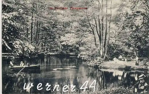 Berlin-Tiergarten v. 1912  siehe Foto !!  (26142)