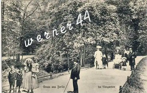 Gruss aus Berlin-Tiergarten  v. 1916  Im Tiergarten  (26150)