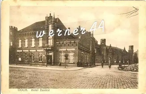 Goch v. 1923  Hotel Zentral - siehe Foto !!  (32603)