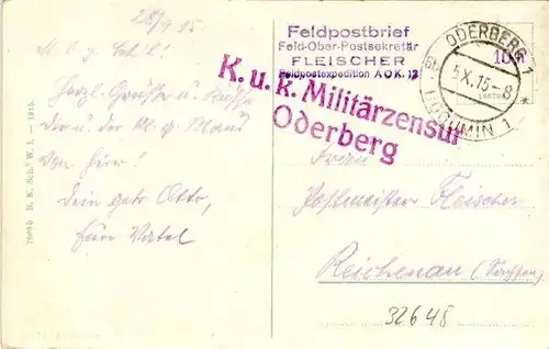 Oderberg / Bogumin v. 1915  6 Ansichten -- siehe Foto !!  (32648)