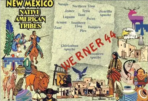 New Mexico v. 1982  Native American Tribes   --  siehe Foto !!   (32295)