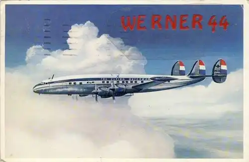 Lockheed Super Constellation L 1049 G v. 1956  --  siehe Foto !!   (32214)