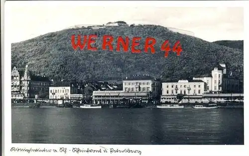 Königswinter v. 1953  Teil-Stadt-Ansicht mit Hotel  -- siehe Foto !!   (35229)
