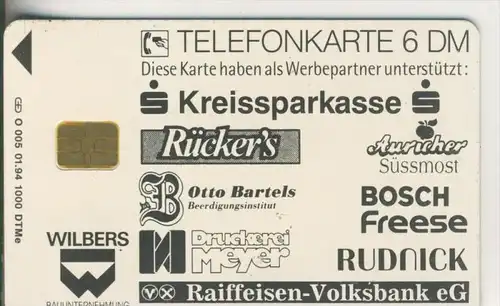 Telefonkarte v. Matthäus Gemeinde ,-- Egels-Popens-Wallinghausen v. Jan. 1994  (51)