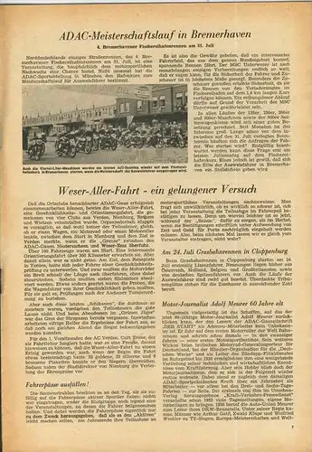 ADAC Gau Weser-Ems, Der Start  1955 - Nr. 7-- siehe beschr. !!