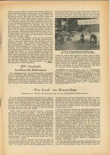 ADAC Gau Weser-Ems, Der Start  1954 - Nr. 10 -- siehe beschr. !!