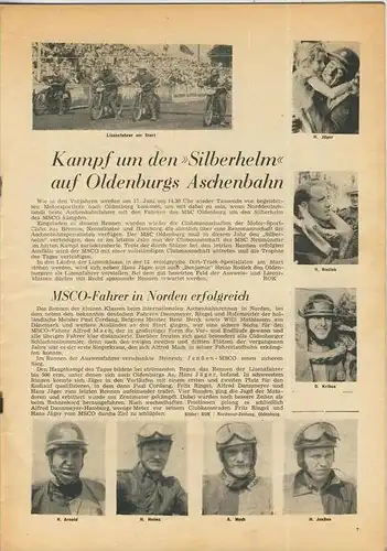 ADAC Gau Weser-Ems, Der Start  1954 - Nr. 6 -- siehe beschr. !!