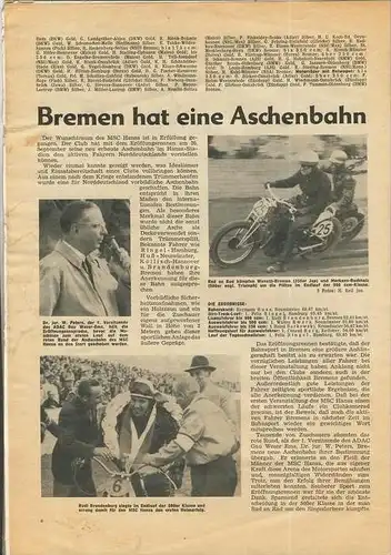 ADAC Gau Weser-Ems, Der Start  1953 - Nr. 10 -- siehe beschr. !!