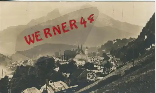 Berchtesgaden v. 1926  Teil-Stadt-Ansicht  --  siehe Foto !!   (40320)