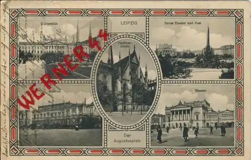 Leipzig v. 1912  5 Ansichten  ()  --  siehe Foto !!  (29406)