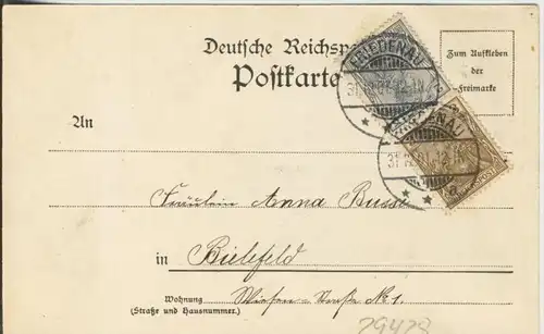 Gruss aus Berlin v. 1901  Goldfischteich im Thiergarten  ()  --  siehe Foto !!  (29428)