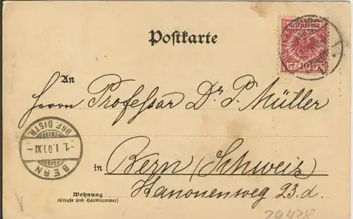 Gruss aus Hamburg v. 1899  Alte Speicher a. Fleth,Mattenwiete   ()  --  siehe Foto !!  (29438)