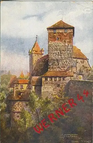 Nürnberg v. 1922  Fünfeckigerturm  ()  --  siehe Foto !!  (29444)