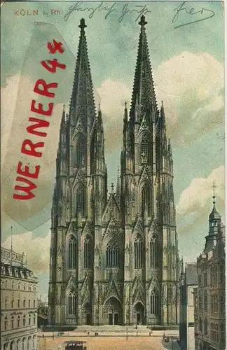 Köln v. 1905  Der Dom   ()  --  siehe Foto !!  (29460)