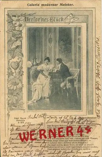 Verlorenes Glück v. 1902  ()  --  siehe Foto !!  (29475)
