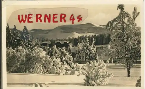 Oberhof v. 1955  Teil-Dorf-Ansicht im Winter  --  siehe Foto !!  (29206)