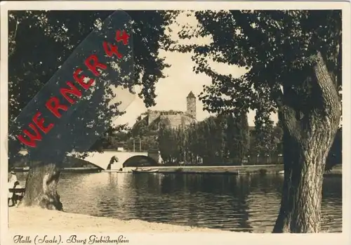 Halle / Saale v. 1938  Burg Giebichenstein  ()  --  siehe Foto !!  (29511)
