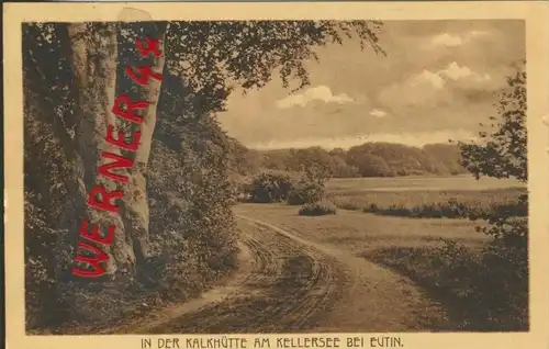 Eutin v. 1923  In der Kalkhütte am Kellersee  ()  --  siehe Foto !!  (29538)